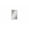 Whiteline Modern Living Pino Rectangular Mirror in High Gloss Light Grey -Angled - Whiteline Modern Living Pino Rectangular Mirror in High Gloss Light Grey -Angled