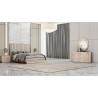 Whiteline Modern Living Waves Round Mirror High Gloss Beige Angley - Lifestyle