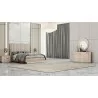 Whiteline Modern Living Waves Round Mirror High Gloss Beige Angley - Lifestyle - Whiteline Modern Living Waves Round Mirror High Gloss Beige Angley - Lifestyle