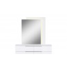 Damien Mirror in White-front view 1