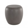 Sunpan Iolite End Table in Grey - Front Angle