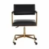 Sunpan Ventouz Office Chair - Vintage Black - Front Angle - Sunpan Ventouz Office Chair - Vintage Black - Front Angle