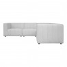 Moe's Home Collection Lyric Classic L Modular Sectional Oatmeal - Front Angle