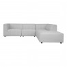 Moe's Home Collection Lyric Dream Modular Sectional Right Oatmeal - Front Angle 2