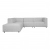 Moe's Home Collection Lyric Dream Modular Sectional Left Oatmeal  - Front View