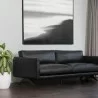 Sunpan Rogers Sofa Cortina Black Leather - Lifestyle - Sunpan Rogers Sofa Cortina Black Leather - Lifestyle