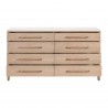 Essentials For Living Cambria 8-Drawer Double Dresser - Front Opened Angle