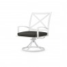 Bristol Dining Chair in Spectrum Carbon w/ Self Welt - Front Side Angle