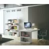 TemaHome Multi 63'' Table Top With Storage Legs in Pure White - Lifestyle - TemaHome Multi 63'' Table Top With Storage Legs in Pure White - Lifestyle