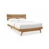 Greenington Azara California King Platform Bed Caramelized / Sable - Front Side Angle - Greenington Azara California King Platform Bed Caramelized / Sable - Front Side Angle