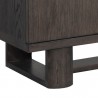 Sunpan Giuletta Sideboard - Dark Brown - Base Angle