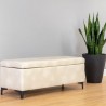 Sunpan Janet Storage Bench Bravo Cream - Lifestyle