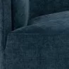 Sunpan Jaclyn Modular Left Armchair in Danny Dusty Blue - Seat Closeup Angle - Sunpan Jaclyn Modular Left Armchair in Danny Dusty Blue - Seat Closeup Angle