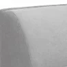 Sunpan Jaclyn Modular Armless Chair in Egypt Light Grey-Danny Medium Grey - Closeup Top Angle - Sunpan Jaclyn Modular Armless Chair in Egypt Light Grey-Danny Medium Grey - Closeup Top Angle