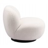 Zuo Modern Myanmar Accent Chair in Cream - Side View