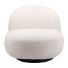 Zuo Modern Myanmar Accent Chair in Cream - Front View