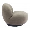 Zuo Modern Myanmar Accent Chair in Olive Green - Side View