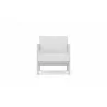 Azzurro Living Mykonos Club Chair With Polar Cushion - Front - Azzurro Living Mykonos Club Chair With Polar Cushion - Front