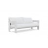 Azzurro Living Mykonos 3 Seat Sofa With Polar Cushion - Angled