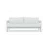 Azzurro Living Mykonos 3 Seat Sofa With Polar Cushion - Front - Azzurro Living Mykonos 3 Seat Sofa With Polar Cushion - Front