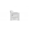 Azzurro Living Mykonos 3 Seat Sofa With Polar Cushion - Side