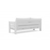 Azzurro Living Mykonos 3 Seat Sofa With Polar Cushion - Back Angled