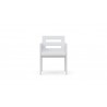 Azzurro Living Mykonos Dining Chair With Polar Cushion - Front