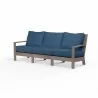Laguna Sofa in Spectrum Indigo, No Welt - Front Side Angle - Laguna Sofa in Spectrum Indigo, No Welt - Front Side Angle