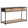 Sunpan Rosso Console Table - Front Side Angle