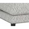 Sunpan Kenzo Lounge Chair Chevron Grey-Antonio Charcoal - Seat Closeup Angle - Sunpan Kenzo Lounge Chair Chevron Grey-Antonio Charcoal - Seat Closeup Angle