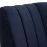 Sunpan Kosovo Modular Banquette - Single Seat in Abbington Navy - Closeup Top Angle - Sunpan Kosovo Modular Banquette - Single Seat in Abbington Navy - Closeup Top Angle