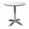 H&D Seating 760R 23.5" Round Aluminum Restaurant Table