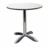 H&D Seating 760R 23.5" Round Aluminum Restaurant Table - H&D Seating 760R 23.5" Round Aluminum Restaurant Table