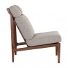 Sunpan Eleanor Lounge Chair - Altro Capuccino - Side Angle
