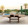 Anderson Teak Sahara 11-Piece Chairs and Oval Double Extension Outdoor Dining Set 2 - Anderson Teak Sahara 11-Piece Chairs and Oval Double Extension Outdoor Dining Set 2