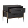 Sunpan Weldrick Nightstand - Opened Angle