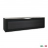 Bellini Modern Living Modica TV Stand Black - Front Angle