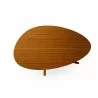 Greenington Rosemary Coffee Table, Amber, Closeup View - Greenington Rosemary Coffee Table, Amber, Closeup View