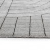 Sunpan Fez Hand-Loomed Rug - Ivory / Grey in 5' X 8' / 8' X 10' / 9' X 12' - Closeup Angle
