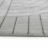 Sunpan Fez Hand-Loomed Rug - Ivory / Grey in 5' X 8' / 8' X 10' / 9' X 12' - Closeup Angle - Sunpan Fez Hand-Loomed Rug - Ivory / Grey in 5' X 8' / 8' X 10' / 9' X 12' - Closeup Angle