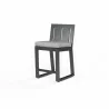 Redondo Barstool in Canvas Natural, No Welt - Front Side Angle - Redondo Barstool in Canvas Natural, No Welt - Front Side Angle