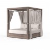 Laguna Resort King Daybed in Canvas Natural, No Welt - Front Side Angle