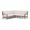 Laguna Sectional in Canvas Natural, No Welt - Front Side Angle