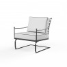 Provence Club Rocker in Canvas Natural w/ Contrast Spectrum Carbon Welt - Front Side Angle
