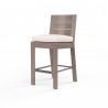 Laguna Barstool in Canvas Natural, No Welt - Front Side Angle