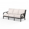 Monterey Sofa in Canvas Natural w/ Self Welt - Front Side Angle