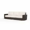 Montecito Sofa in Canvas Natural w/ Self Welt - Front Side Angle - Montecito Sofa in Canvas Natural w/ Self Welt - Front Side Angle