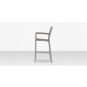 Source Furniture Napa Aluminum Stackable Bar Arm Chair 10