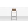 Source Furniture Napa Aluminum Stackable Bar Arm Chair