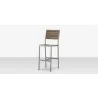 Source Furniture Napa Aluminum Stackable Bar Side Chair 11 - Source Furniture Napa Aluminum Stackable Bar Side Chair 11